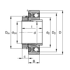 {(dio)S 2213-K-2RS-TVH-C3 + H313, (j) DIN 630  DIN 5415 (bio)(zhn)Ҫߴ, F׺;oɂ(c)ܷ