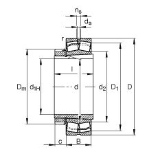 {(dio)ĝLS 23120-E1A-K-M + H3120, (j) DIN 635-2 (bio)(zhn)Ҫߴ, F׺;o